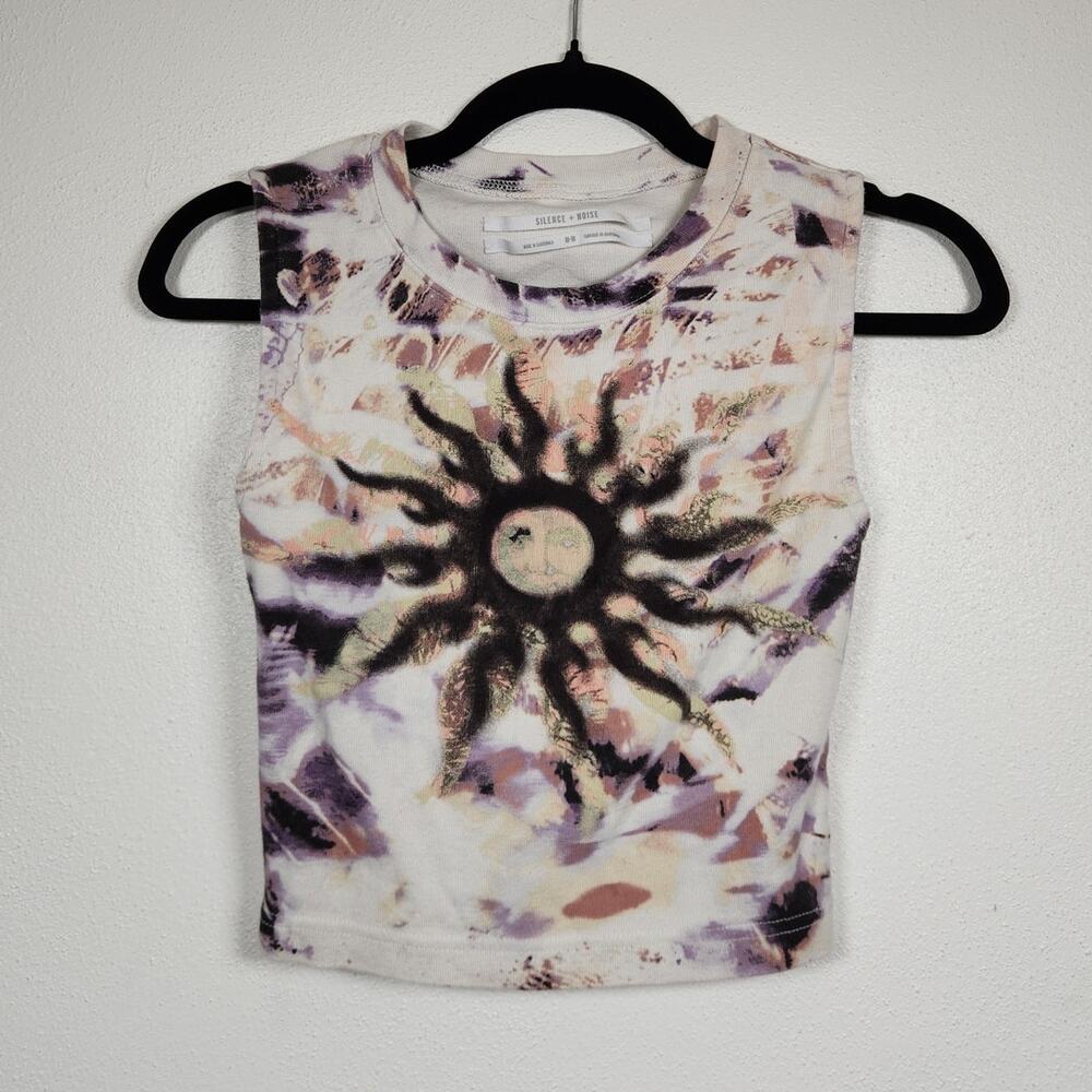 Silence Noise Urban Outfitters Open Back Sun Tie Dye Tank Top Shirt Medium